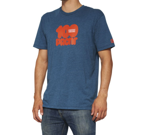 100% - 100% Donut T-Shirt - 20000-00065 - Deep Sea Heather - Small