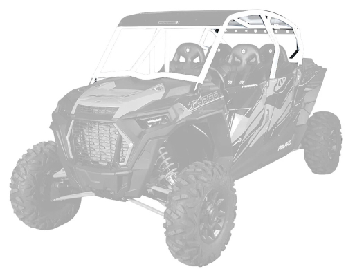 Pro Armor - Pro Armor Asylum Cage with Intrusion Bars - Matte White Pearl - P194C028MWP