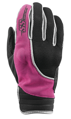 Speed & Strength - Speed & Strength Comin in Hot Womens Leather-Mesh Gloves - 872950 - Pink/Black - Large