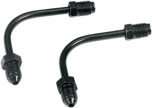Goodridge - Goodridge Universal Long 90deg. Tube -3 Adapter - Ebony - P691-03BK