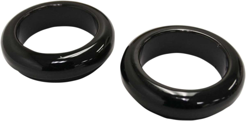 LA Choppers - LA Choppers Fork Dust Covers - 39mm - Gloss Black - LA-7503-39B