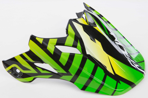Fly Racing - Fly Racing Visor for Three.4 Helmets - Green/Lime - 73-3205