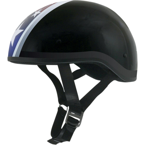 AFX - AFX FX-200 Star Slick Helmet - 0103-0953 - Star Flat Black - Small