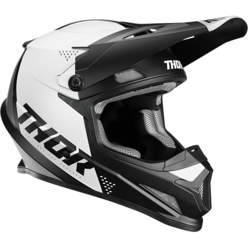Thor - Thor Sector Blade Helmet - 0110-6246 - Black/White - X-Small