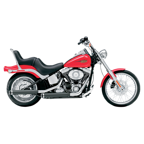 Cobra - Cobra 3in. Slashcut Slip-On Mufflers - Black - 6001B