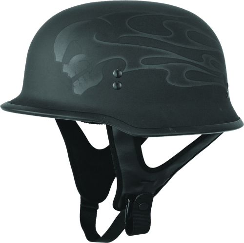 Fly Racing - Fly Racing 9MM Ghost Skull Helmet - F73-8222~6 - Black - 2XL