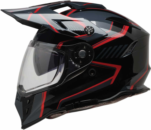 Z1R - Z1R Range Voyager Helmet - 0140-0352 - Black/Red - Medium