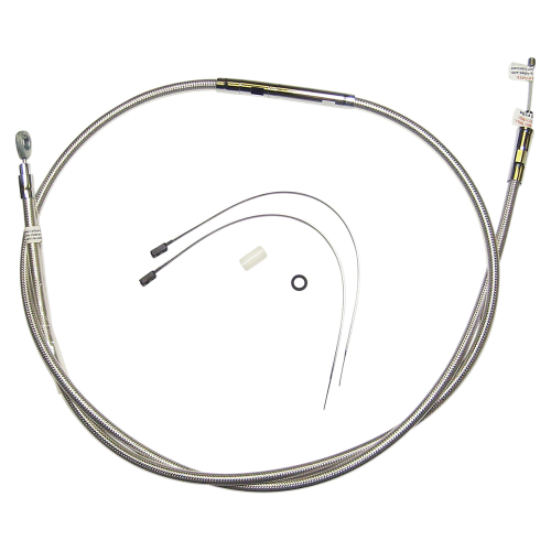 Magnum - Magnum Polished Stainless Steel High Efficiency Braided Clutch Cable - 72 11/16in. - 52104HE