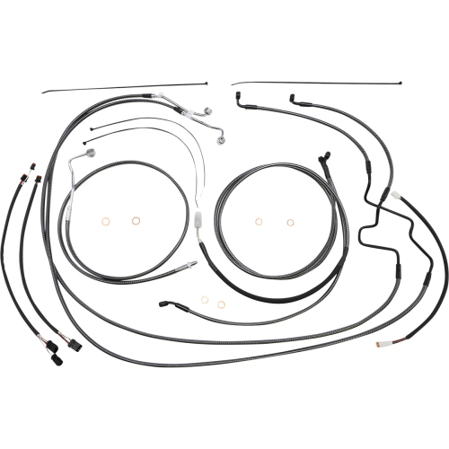 Magnum - Magnum Karbonfibr Handlebar Installation Kit for 15-17in. Ape - 787872