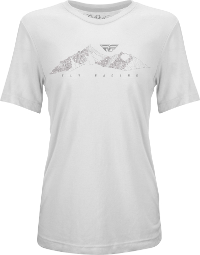 Fly Racing - Fly Racing Fly Freedom Womens T-Shirt - 356-0474L - White - Large