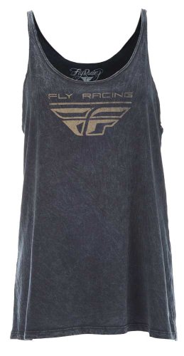 Fly Racing - Fly Racing Imprint Womens Tank Top  - 356-6140L - Black Wash - Large