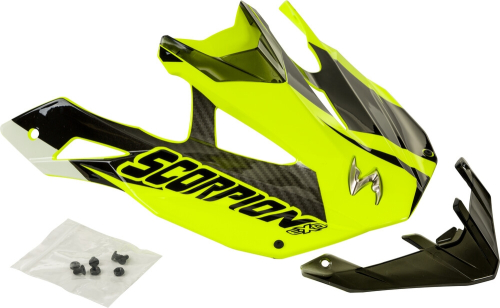 Scorpion - Scorpion Peak Visor for VX-35 Helmets - Krush Yellow - 35-01-81