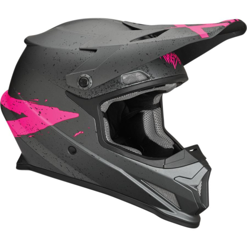 Thor - Thor Sector Hype Helmet - 1099.0110-5513 - Charcoal/Pink - Large