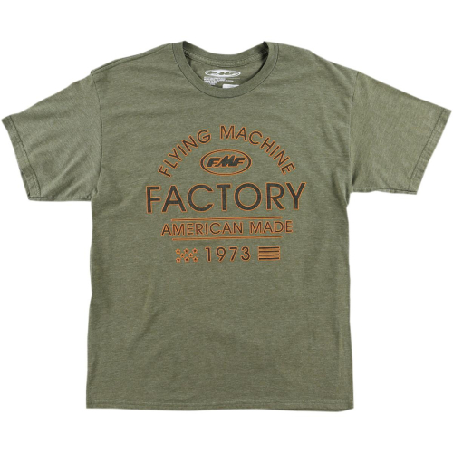 FMF Racing - FMF Racing Tracks T-Shirt - FA7118910MGNM - Military Green - Medium