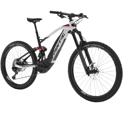 Fantic - Fantic XMF 1.7 All-Mountain Bike - White/Red - Medium - XMF-1.7-MY23-WHT/RED-MD
