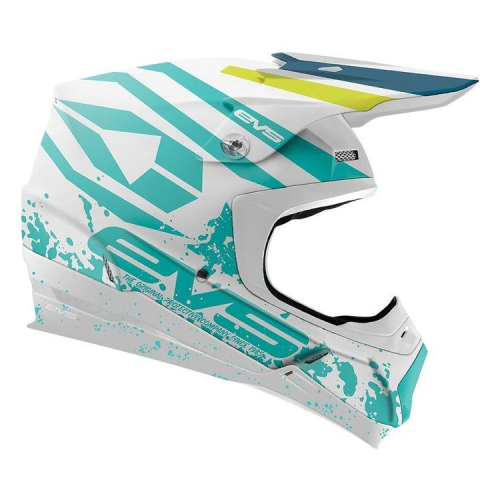 EVS - EVS T5 Grappler Helmet - HE18T5G-W-L - Matte White - Large