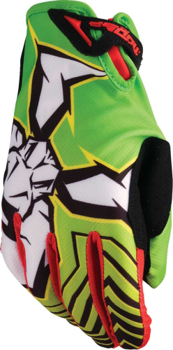 Moose Racing - Moose Racing Agroid Pro Gloves - 3330-8110 - Green/Red - Medium