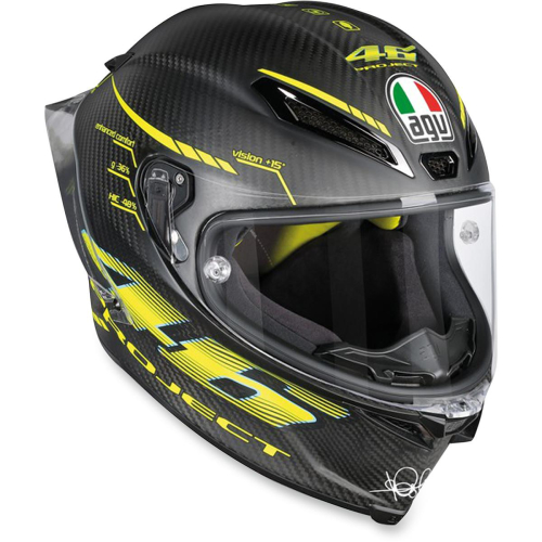 AGV - AGV Pista GP R Project 46 2.0 Helmet - 6021O0HY00108 - Matte GP-46 2.0 - ML