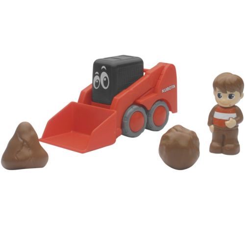 New Ray Toys - New Ray Toys 1:18 Kubota Lil Tractor - Skid Loader - SS-33083