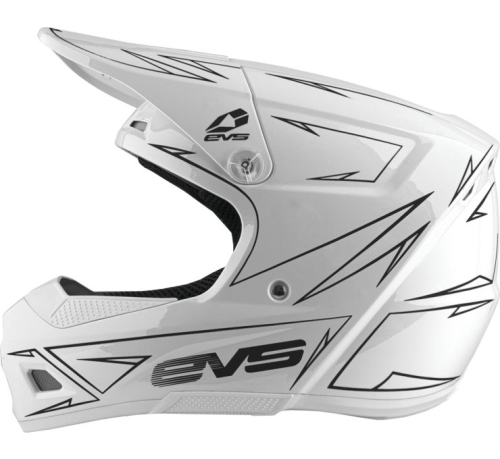 EVS - EVS T3 Pinner Youth Helmet - HE21T3P-WH-S - White - Small