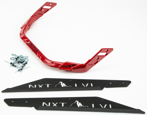 Skinz Protective Gear - Skinz Protective Gear NXT LVL Rear Bumper - Black/Sunset Red - NXPRB226-FBK/SRD