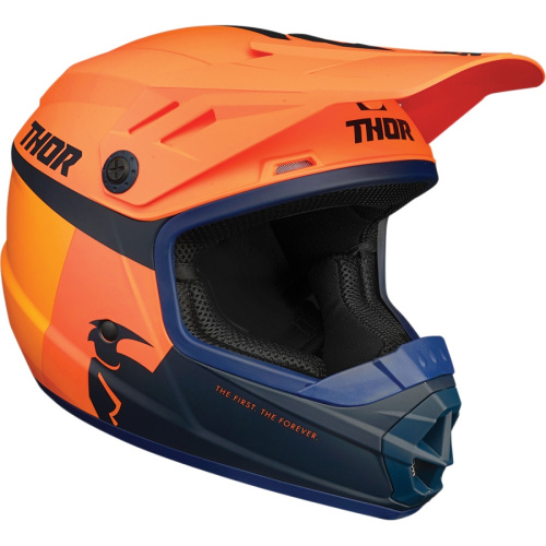 Thor - Thor Sector Racer Youth Helmet - 0111-1348 - Orange/Midnight - Medium