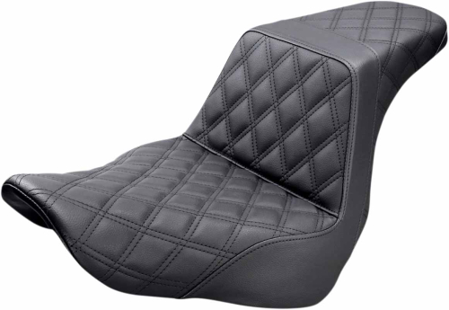 Saddlemen - Saddlemen Step-Up Full LS Seat - Black Full Diamond - 818-29-175