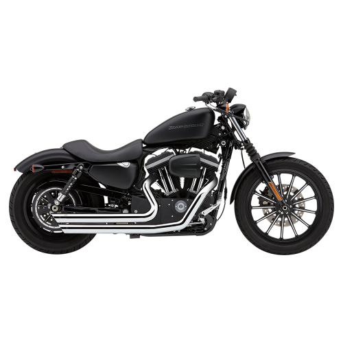 Cobra - Cobra Speedster Slashdown Exhaust System - Chrome - 6882