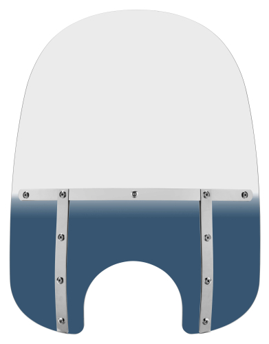 Memphis Shades - Memphis Shades Memphis Fats Windshield (7in. Cutout) - 21in. - Gradient Blue - MEM3416