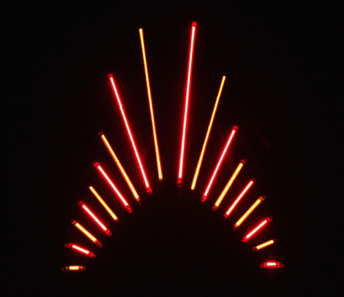 Custom Dynamics - Custom Dynamics TruFLEX Professional-Grade LED Lighting Strip - 45 LED (6.30in. L) - Amber/Clear - TF45AC