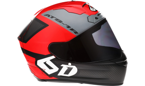 6D - 6D ATS-1R Wyman Helmet - 30-0737 - Red/Black - Large