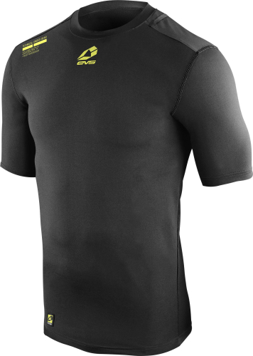 EVS - EVS Short Sleeve Tug Youth Shirt - TUGTOPSS-BK-YM - Black - Medium