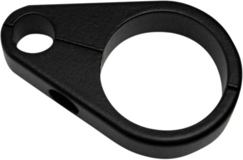 Drag Specialties - Drag Specialties Clutch Cable Clamp - Flat Black - 0658-0111