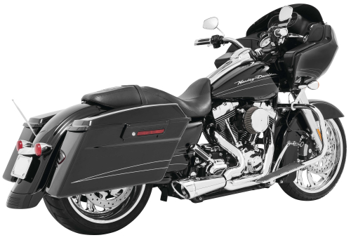 Freedom Performance - Freedom Performance 2-Into-1 Shorty Exhaust System - Chrome with Chrome Tip - HD00640