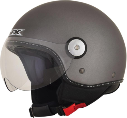 AFX - AFX FX-33 Scooter Solid Helmet - 01060669 - Frost Gray - Large