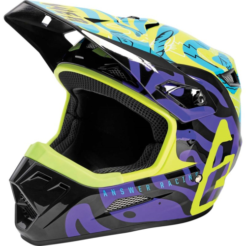 Answer - Answer AR3 Hypno Helmet - 0411-0637-6656 - Acid/Astana/Dark Purple - 2XL