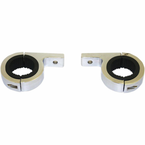 Custom Dynamics - Custom Dynamics Tube Clamps for LED Billet Bullets - 1.25in. - Chrome - CD125C