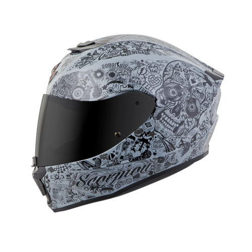 Scorpion - Scorpion EXO-R420 Shake Helmet - 42-1313 - Cement Gray - Small