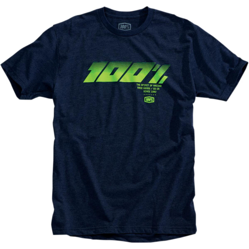100% - 100% Eldora T-Shirt - 32078-015-12 - Navy - Large