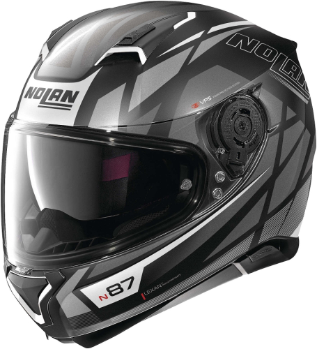 Nolan - Nolan N87 Originality Helmet - 393647 - Flat Black/Gray/White - Medium