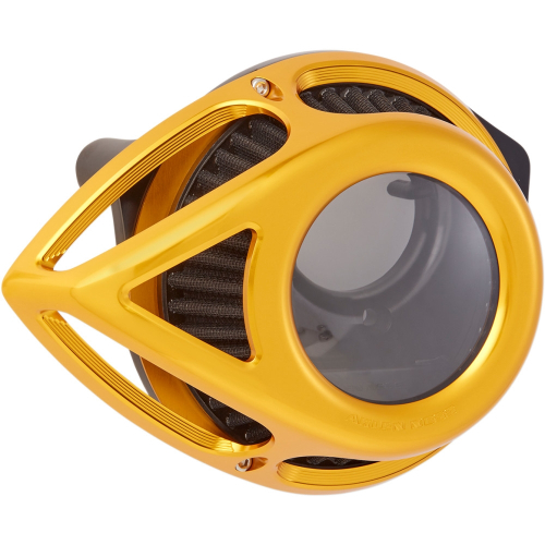 Arlen Ness - Arlen Ness Clear Tear Series Air Cleaner Kit - Gold Anodized - 18-902