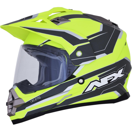 AFX - AFX FX-39 Dual Sport Series 2 Multis Helmet - 0110-5882 - Matte Yellow/Carbon - Medium