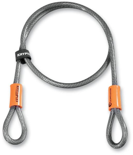 Kryptonite - Kryptonite Kryptoflex Looped Cable - 4ft. x 10mm - 720018-210818