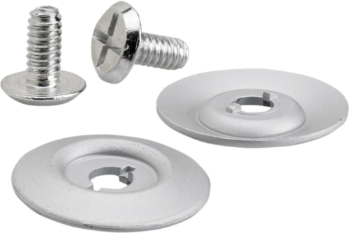 Biltwell Inc. - Biltwell Inc. Hardware Kit for Gringo S Helmet - Silver - HKSILGSSB