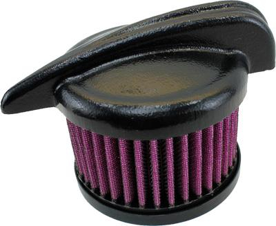 TC Bros - TC Bros Streamliner Air Cleaner - S&S - Black - 109-0121