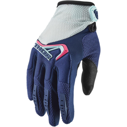Thor - Thor Spectrum Womens Gloves - 3331-0165 - Ocean/Pink - Large