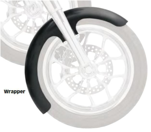 Klock Werks - Klock Werks Tire Hugger Series Front Fender for 21in. Wheel - Wrapper - Raw - KW05-05-0021