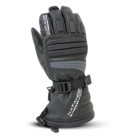Katahdin - Katahdin Torque Leather Gloves - 84183806 - Gray - 2XL