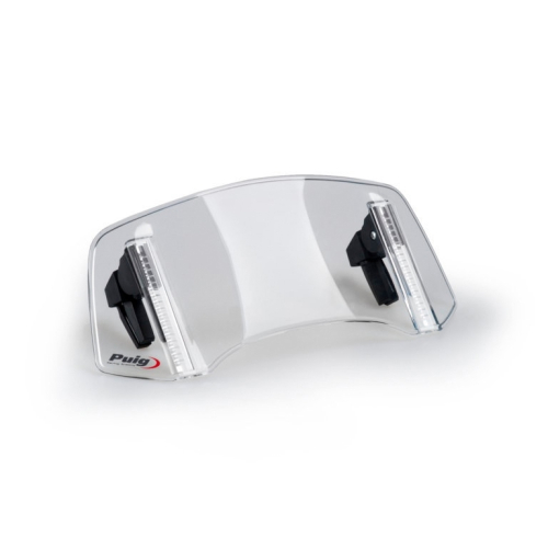 PUIG - PUIG Multi Adjustable Windshield Deflector - Clip-On - Smoke - 20764H