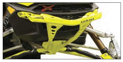 Skinz Protective Gear - Skinz Protective Gear Front Custom Aluminum Bumper - Rasmussen Lemon Drop - SDFB450-BR-LDYLW